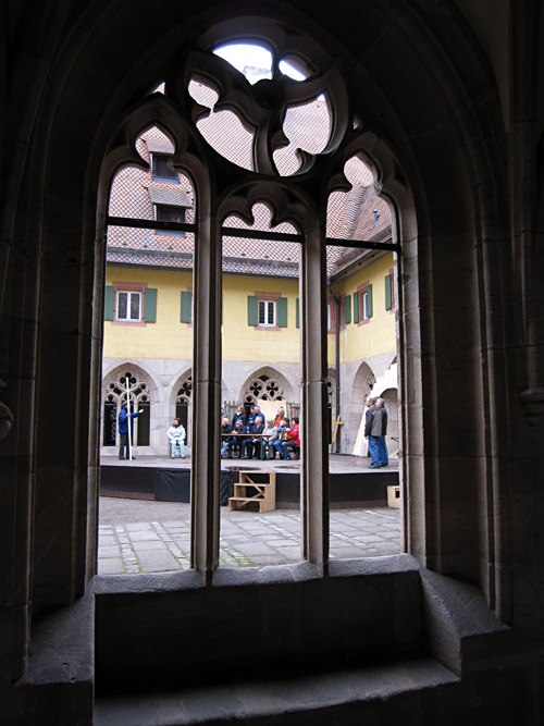 Proben im Klosterhof